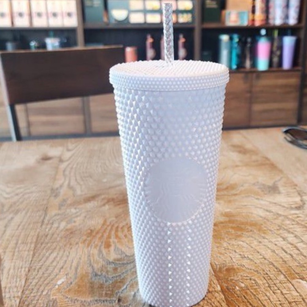 NWT Starbucks White Studded Tumbler x Spring Release 2024 🤍